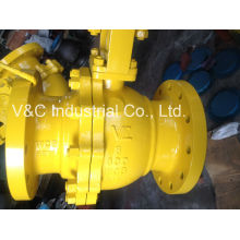 ASTM A216 Gr. Wcb Ball Valve with CE